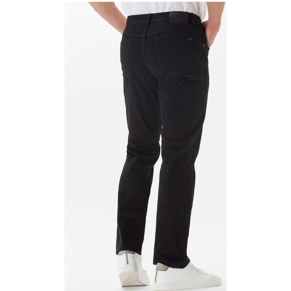 Brax Feel Good Cooper Fancy Regular Fit Pant Mens 44x32 Perma Black New - Picture 2 of 10